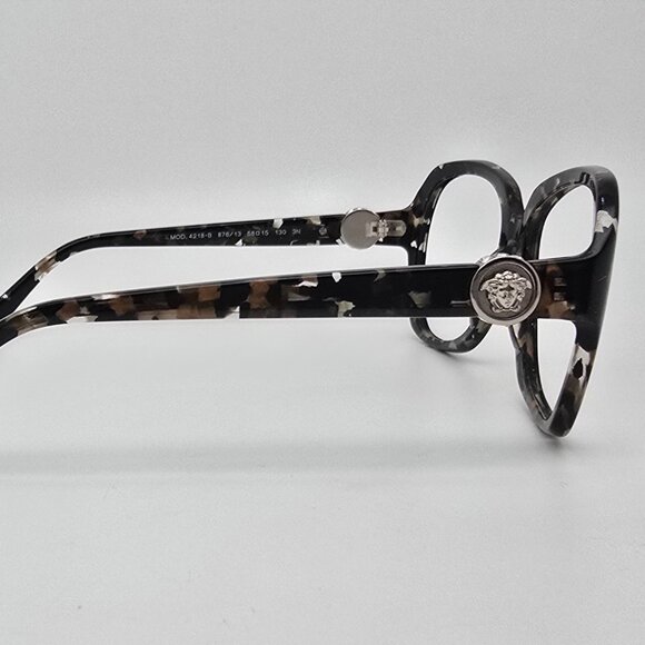 Versace Mod. 4218-B 876/13 Spotted Black Brown Crystal Medusa Sunglasses Frame main image 4